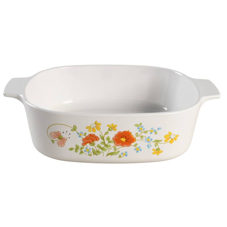 Wildflower (Corelle) 2 Quart Square Casserole No Lid