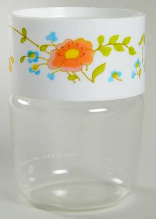 Wildflower (Corelle) 3" Glassware Storage Jar & Lid