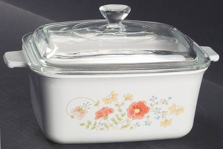 Wildflower (Corelle) 1.5 Quart Rectangular Casserole with Lid