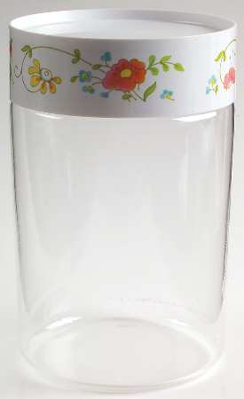 Wildflower (Corelle) Large Glassware Canister