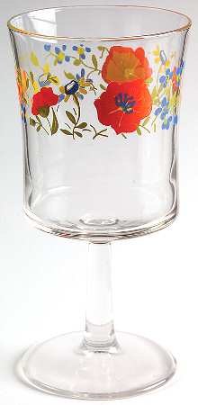Wildflower (Corelle) 8 Oz Glassware Goblet