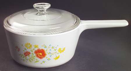 Wildflower (Corelle) 2.5 Qt Saucepan W/Glass Lid