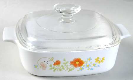 Wildflower (Corelle) 1 Quart Square Casserole with Lid