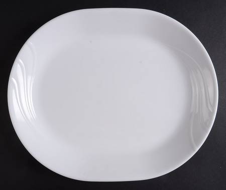 Windward White (Corelle) 12" Oval Serving Platter