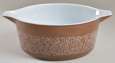 Woodland Brown (Corelle) 2.5 Qt Round Casserole No Lid
