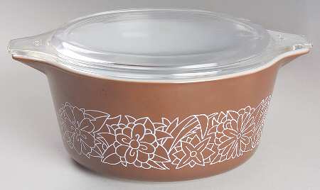 Woodland Brown (Corelle) 1.5 Qt Round Covered Casserole