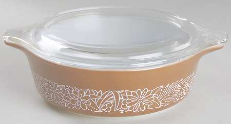 Woodland Brown (Corelle) 1 Pt Round Covered Casserole