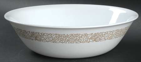 Woodland Brown (Corelle) 8" Round Vegetable Bowl
