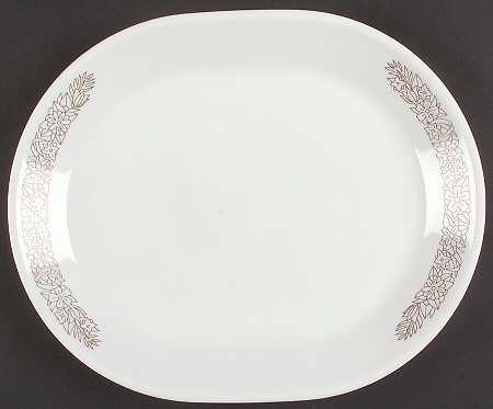 Woodland Brown (Corelle) 12" Oval Serving Platter