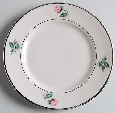 Sweetheart Rose Bread & Butter Plate by Colonial Silver 
