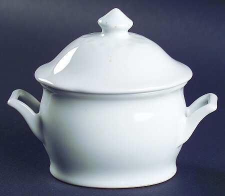 Alabaster Sugar Bowl & Lid