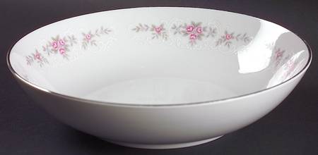 Floral Lace 9" Round Vegetable Bowl