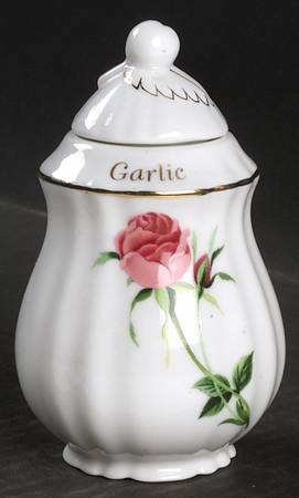 Rose Garlic Spice Jar & Lid
