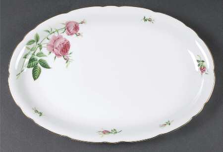 Rose 13" Oval Serving Platter