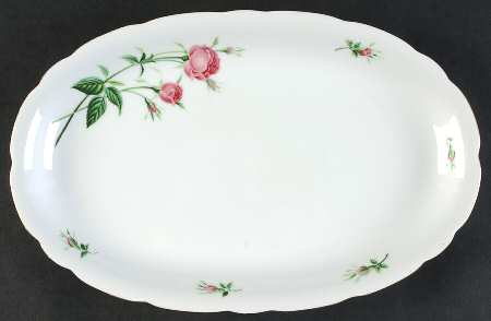 Rose 11" Oval Serving Platter