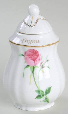 Rose Thyme Spice Jar & Lid