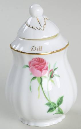 Rose Dill Spice Jar & Lid