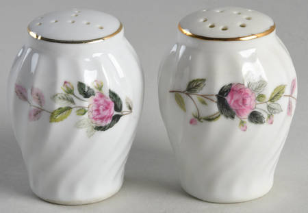 Regency Rose Salt & Pepper Set