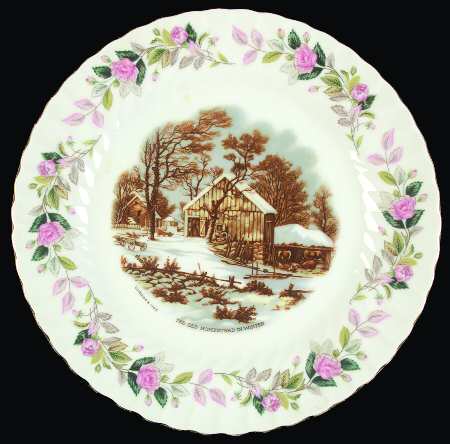 Regency Rose Collector Plate