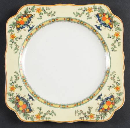 A1476 (Round, Scalloped) Square Bread & Butter Plate