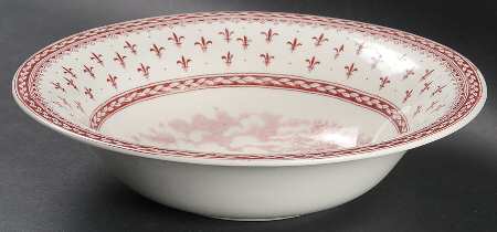 Albion Red 8" Round Vegetable Bowl