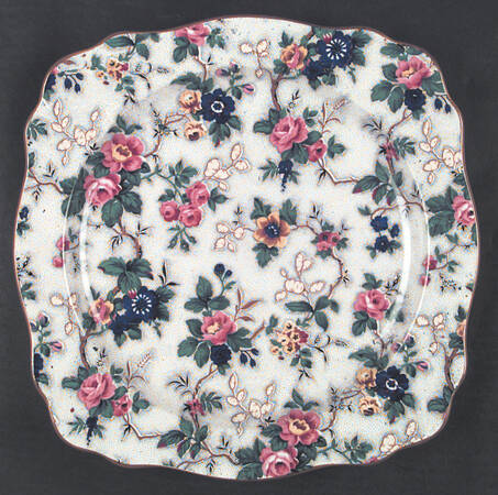 Ascot Square Chop Plate by Crown Ducal