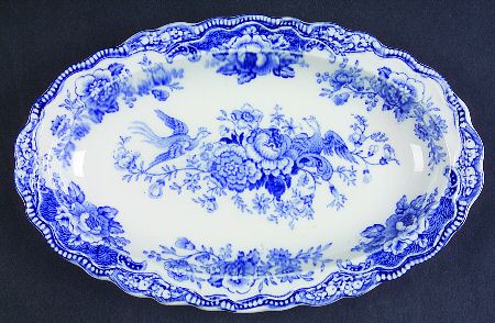 Bristol Blue Scalloped Relish