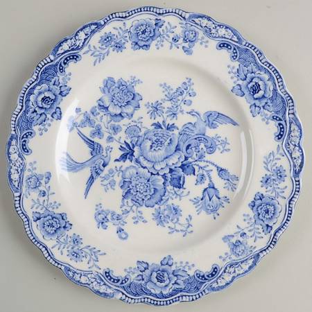 Bristol Blue Scalloped Dessert/Pie Plate