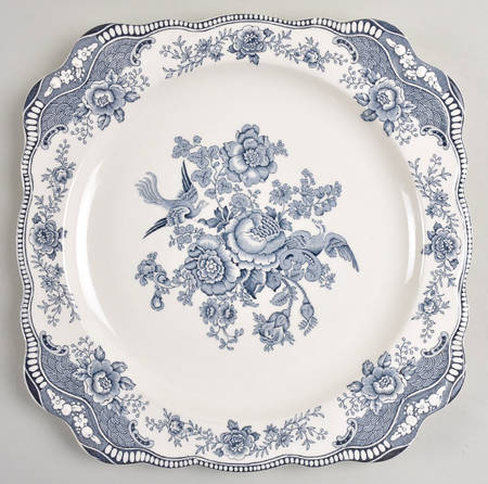 Bristol Dove Grey Square Chop Plate