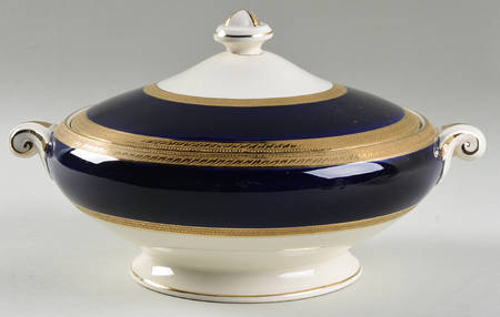 Colfax Cobalt Blue 9" Oval Vegetable Bowl