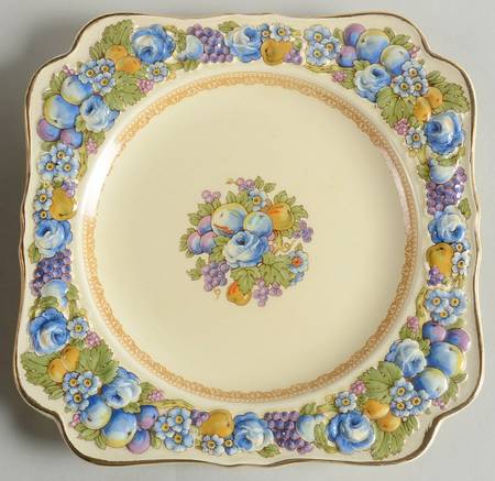 1954 Square Luncheon Plate
