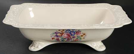 CRD3 Rectangular Vegetable Bowl No Lid by Crown Ducal