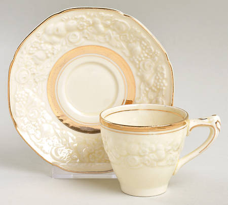 2057 Flat Demitasse Cup & Saucer Set