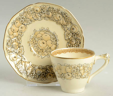 CRD68 Flat Demitasse Cup & Saucer Set