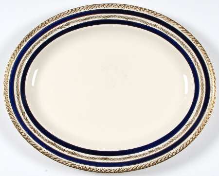 Duchess 16" Oval Serving Platter by Crown Ducal