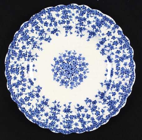 Early English Ivy Dark Blue by Crown Ducal