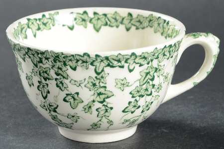 Early English Ivy Green Flat Cup