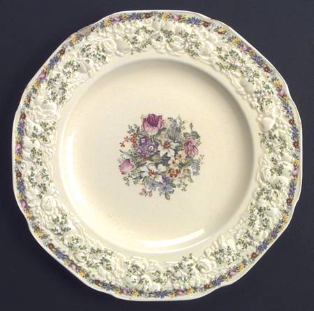 Ferncroft Dinner Plate by Crown Ducal