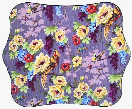 Florida Square Handled Cake Plate