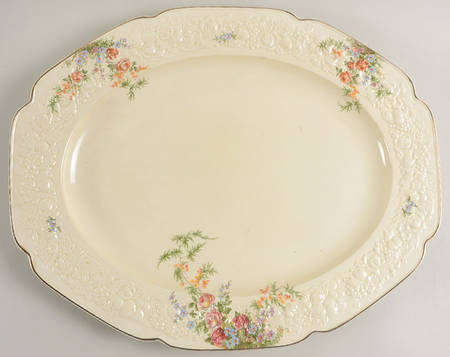 Rosalie 17" Oval Serving Platter