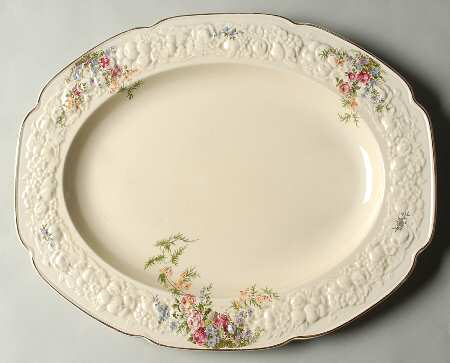 Rosalie 16" Oval Serving Platter