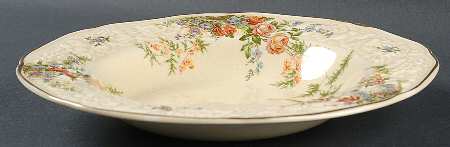 Rosalie Large Rim Soup Bowl