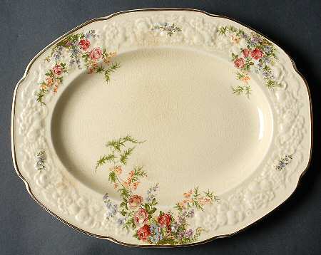 Rosalie 12" Oval Serving Platter