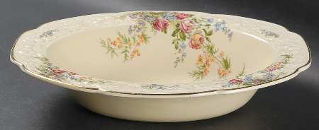Rosalie 10" Oval Vegetable Bowl