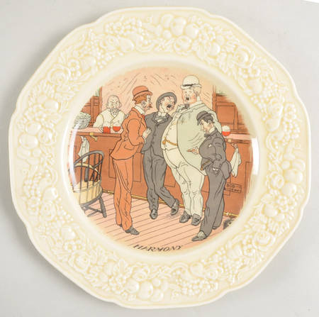 Bar Scenes (No Trim) Salad Plate