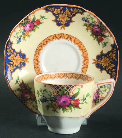 Westminster (Round, Scalloped) Flat Demitasse Cup & Saucer Set