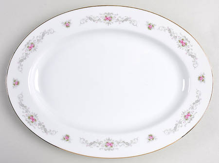 Blossom Time 12" Oval Serving Platter