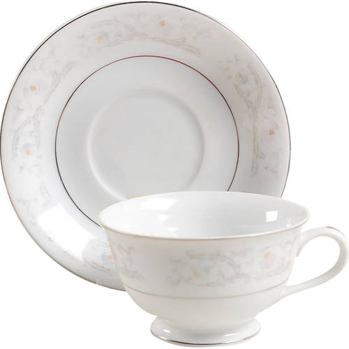 Candle Light Footed Cup & Saucer Set