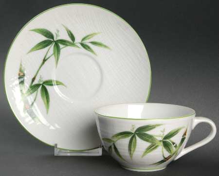 Orient Flat Cup & Saucer Set