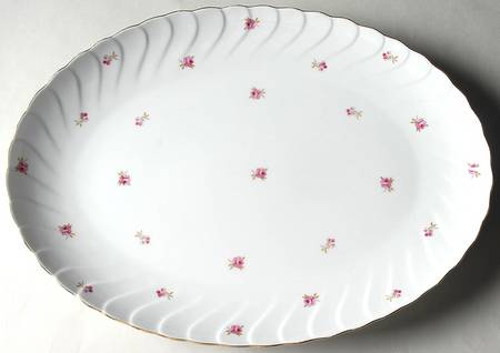 Park Avenue (Scalloped) 16" Oval Serving Platter